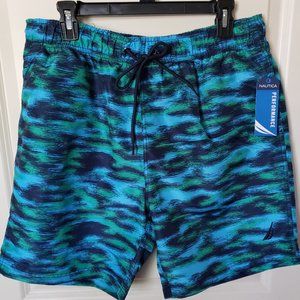 NAUTICA MEN'S SWIM TRUNKS  NWT SIZE L